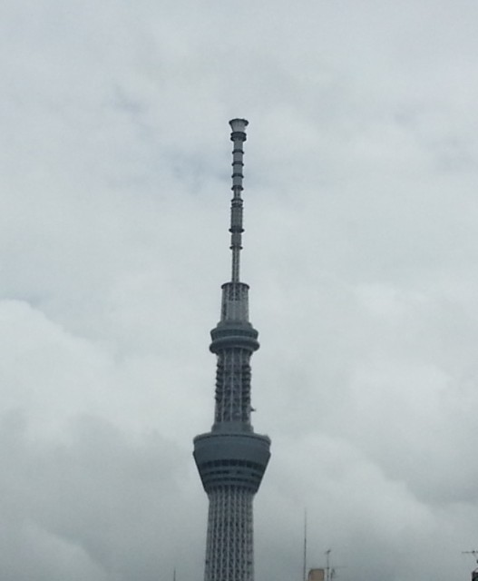 東京スカイツリー（天気が悪い日でいまいちですが・・・）