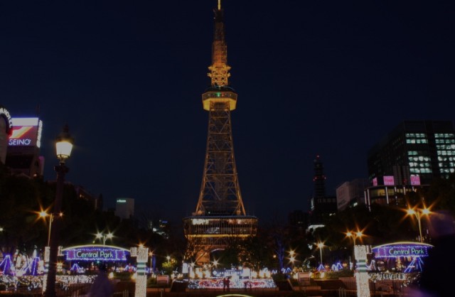 シャッタースピードがゆっくりなので光がキラキラに！